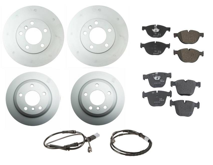 BMW Brake Kit - Pads and Rotors Front &  Rear (312mm/330mm)